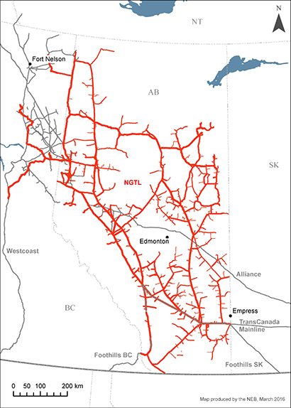 Map – Nova Gas Transmission Pipeline